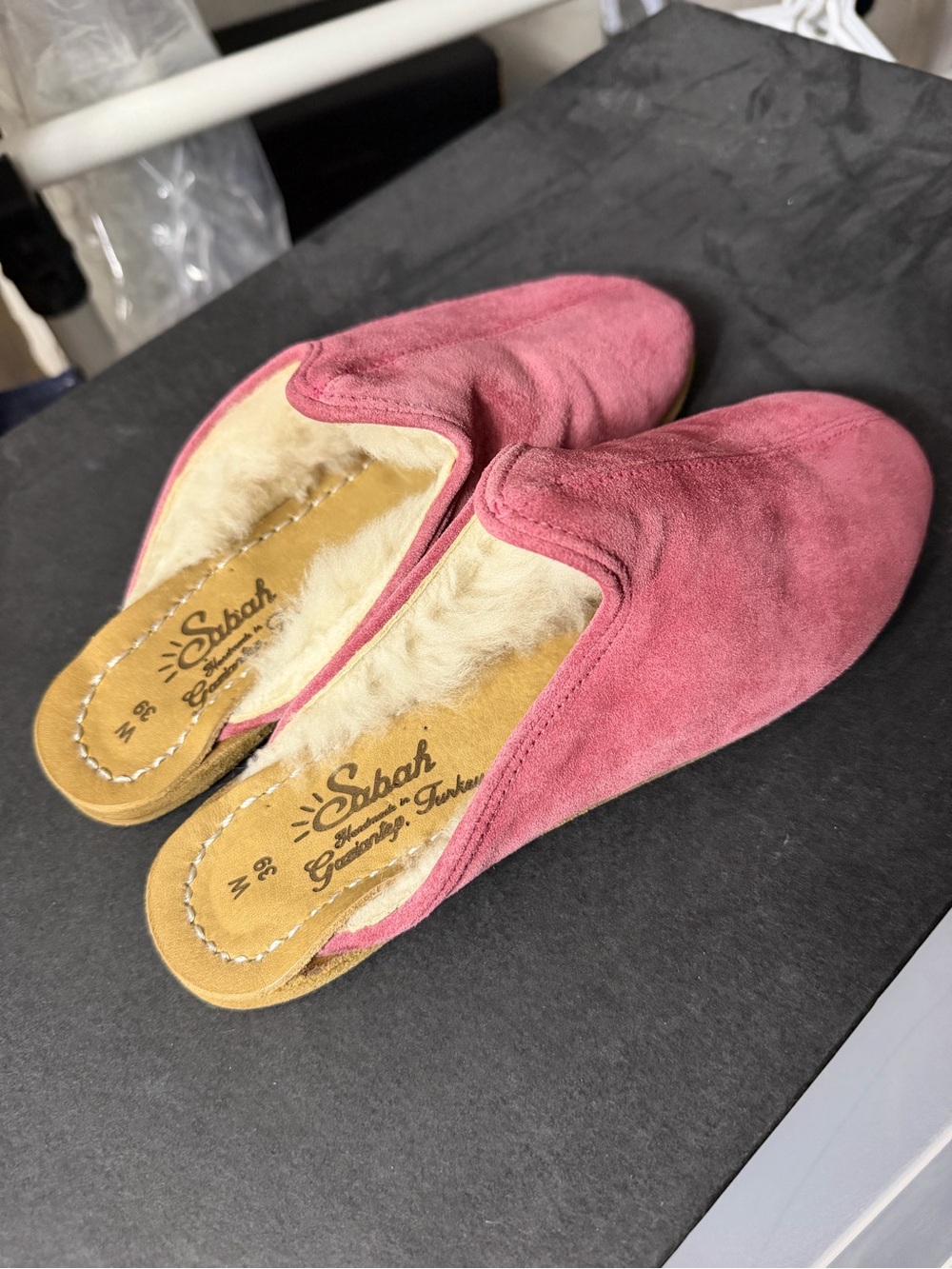 Sabah Shearling Baba Mule W39
